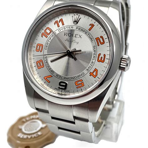 rolex air king orange numbers|Rolex Air-King 1930s.